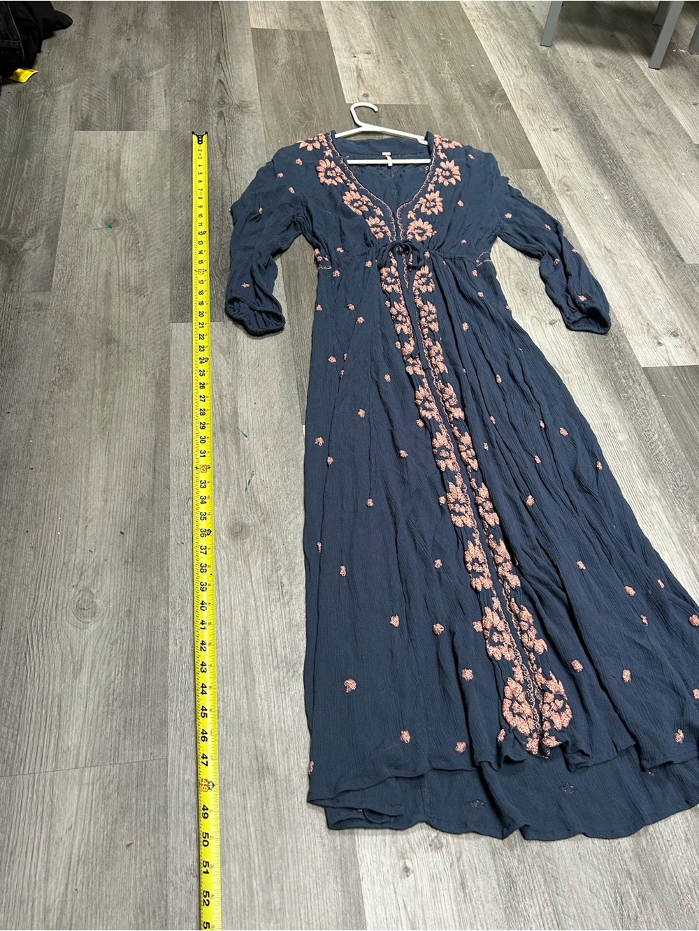 Free people blue floral dress - Picture 4 of 5